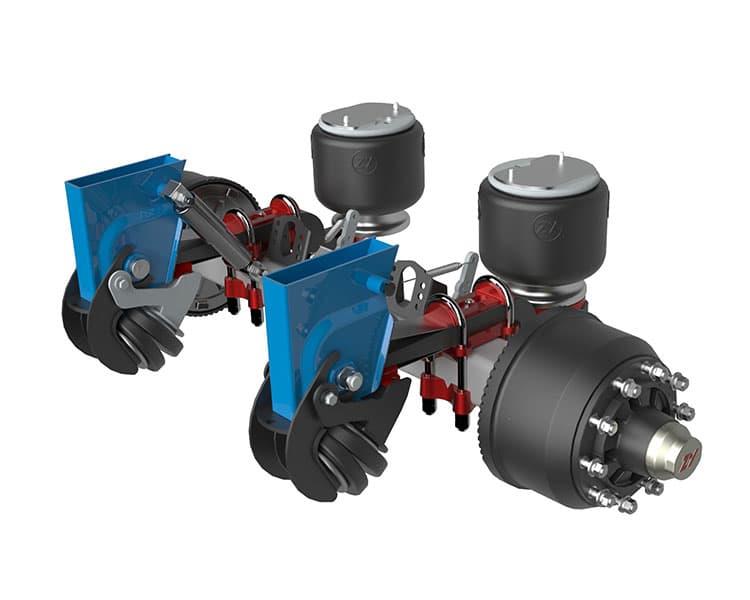 Assembly drawing of air suspension with lifting function
