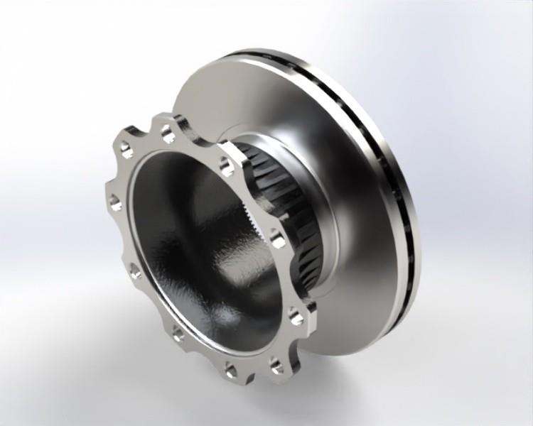 9T German-style brake disc