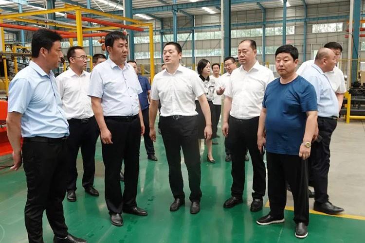 We warmly welcome the delegation from the People's Government of Xunyang County, Shaanxi Province, to visit and inspect Zhengyang Group